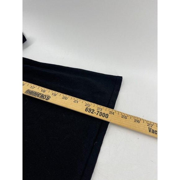 INC Women's Black Sweater Open Shoulder Sexy Size Large Sheer Neckline - Picture 8 of 11